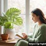 자기 돌봄의 중요성과 회복탄력성 - **Prompt 1: Digital Detox and Inner Peace**
    A young adult woman, wearing comfortable, modest lou...